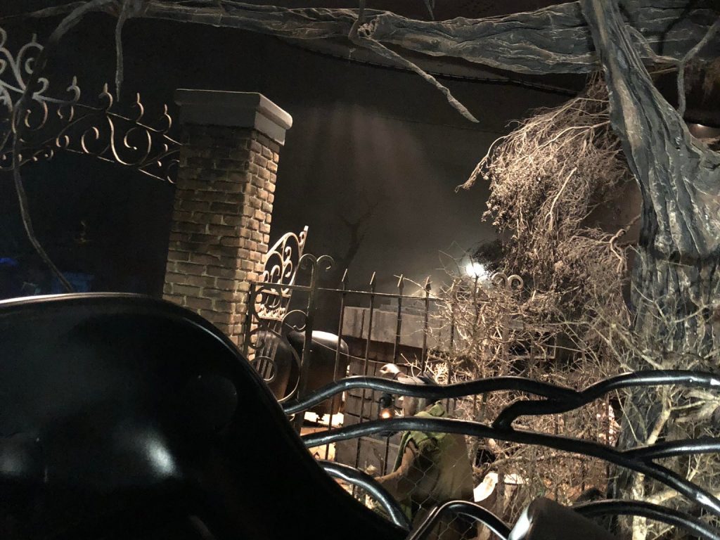 haunted mansion gravyard scene